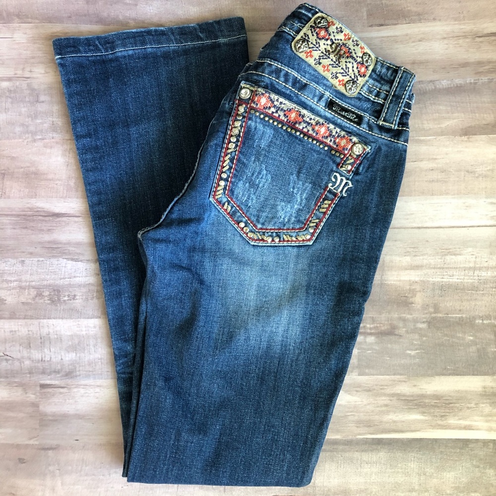 Miss Me Midrise Bootcut Jeans Size 26